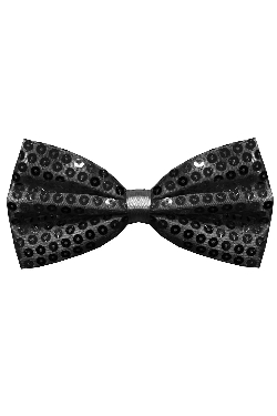 PAPILLON PAILLETTES NERO